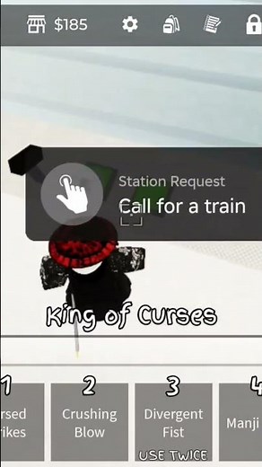 New train control center in jujutsu shenanigans #jjs #jujutsushenanigans #roblox #shorts