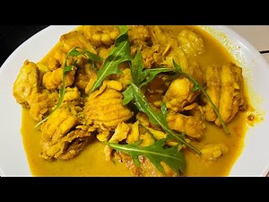 Recette Ailes de raie au curcuma /recette rapide et facile