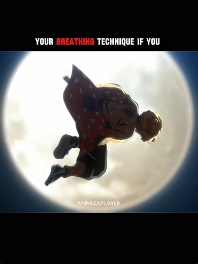 Your breathing technique if you 🤯 #demonslayer #tanjiro #nezuko