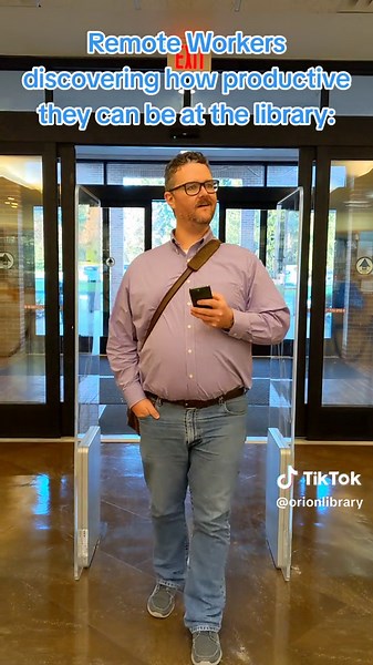 It's a bummer about WeWork, but the library has all the things remote workers need to be their most productive FOR FREE! Stop in and get some work done today. #fyp #librarytiktok #workfromhome #wfh #remotework