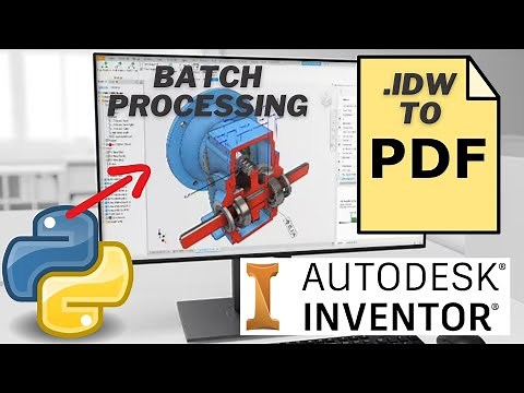 Export to PDF - multiple Inventor drawings using Python | Time saving automation