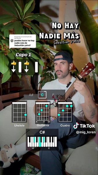 Tutorial Fácil de 'No Hay Nadie Más' en Ukulele y Guitarra