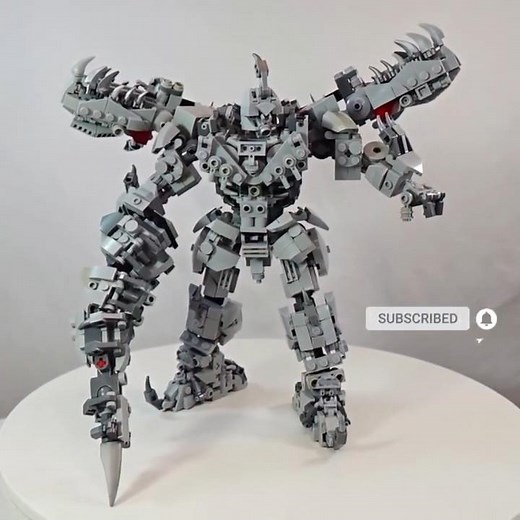 Lego Transformers A.O.E V3.0: Grimlock! #grimlock #lego #transformersageofextinction #Sey_builds