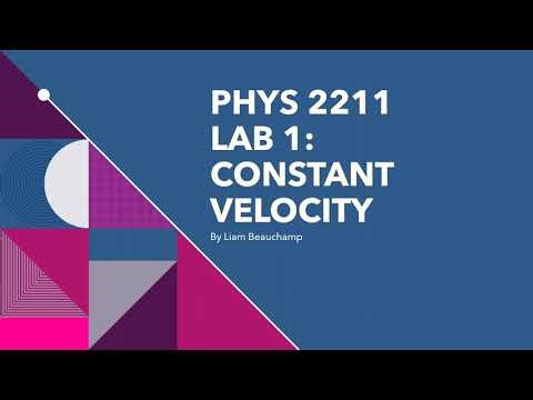 PHYS 2211 LAB 1