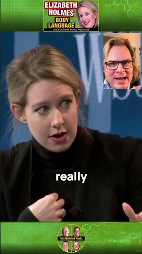 The Moment Elizabeth Holmes Hides the Truth #bodylanguage #psychology #deception