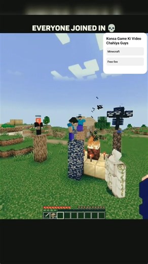 Everyone Herobrine Joined Us In Minecraft #Subscribe #Minecraft #Herobrine #@Minecraft_World_YT