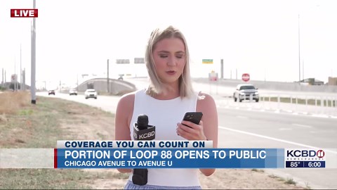 City leaders celebrate as part of Loop 88 is opened to the public
