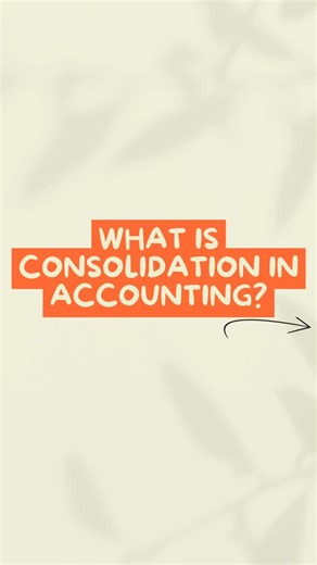 @accounting_in_60_seconds on Instagram: "Ever wondered how big groups report their finances? Big groups don’t report separately. They report as one. That’s consolidation. #financialaccounting #acca #accounting #accountinghelp"