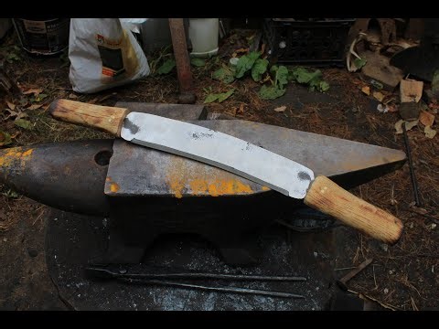 Making a Fleshing Knife for Hide Tanning