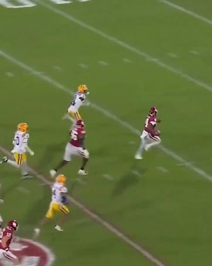 Top Plays of 2025 Season (CFB): Deion Burks TD vs LSU (pt 41) #cfb #oklahoma #highlights #topplays