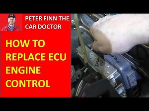 How to replace ECU Engine control Computer Toyota Prius. Years 2002 to 2009