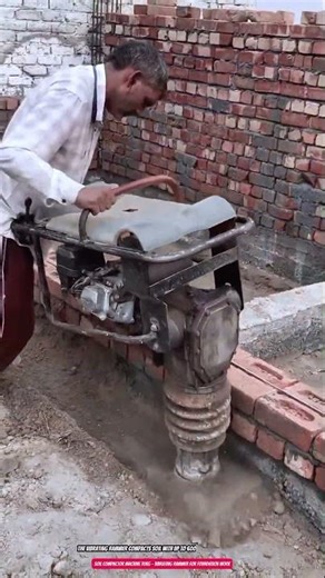 Soil Compactor Machine 70kg – Vibrating Rammer for Foundation Work