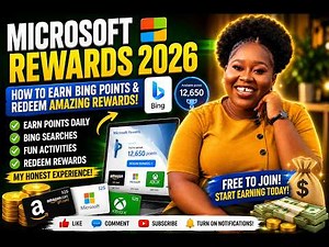 💻 Microsoft Rewards 2026 | How to Earn Bing Points & Redeem Rewards