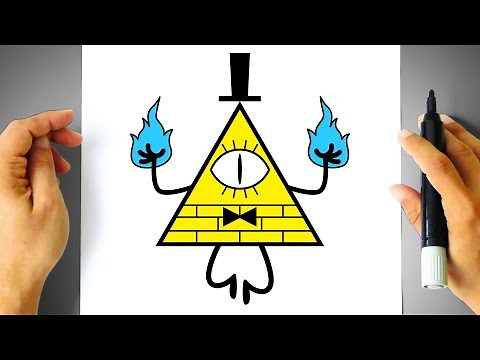 How to DRAW BILL CIPHER - Gravity Falls