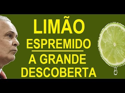 Lemon squeezed into water (The great discovery) Dr. Lair Ribeiro