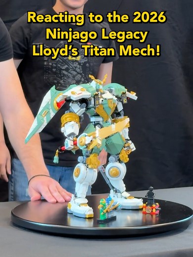 I got to see the NEW Ninjago Legacy Lloyd's Titan Mech coming out in 2026 at LEGO's Fan Media Days! #lego #fyp #legotiktok #legotok #rlfm #FMD2025 #ninjagotok #ninjago2026 #ninjago2025 #review #reviews #71860