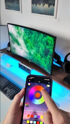 This Monitor Stand CHANGED My Desk Setup Forever - Fenge Monitor Riser with RGB LED light #setup