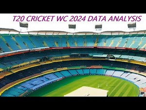 Cricket World Cup 2024 T20| Data Analysis using Python| InfiniData Academy
