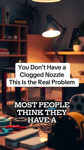 You Don’t Have a Clogged Nozzle This Is the Real Problem 3D printing, clogged nozzle, heat creep, under extrusion, fix my print, 3D printer problems, PLA printing issues, filament jam, hotend cooling, extruder issues, 3D print troubleshooting, print fails, beginner 3D printing, nozzle problems, 3D printing tips #3dprint #3DPrinting #3DPrintFails #MakerTok #3DPrinterTips