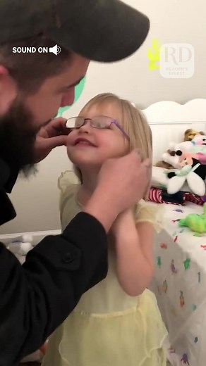 Toddler Sees Family Clearly for the First Time!