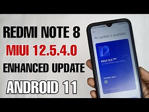 😯 REDMI NOTE 8 MIUI 12.5.4.0 ENHANCED UPDATE - 5 NEW FEATURES