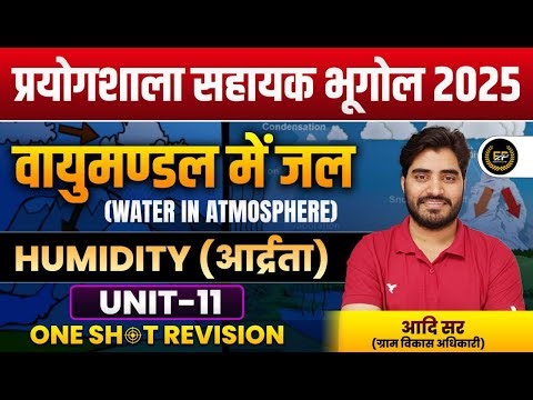 HUMIDITY(आर्द्रता) || LAB ASSISTANT GEOGRAPHY CLASSES 2025 || GEOGRAPHY BY AADI SIR