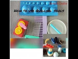 how to use quilling tools#basic tools# new learners#beginners#techniques
