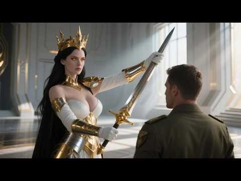 The Alien Queen Lifted Her Blade — Then Her Child Ran to the Human.!