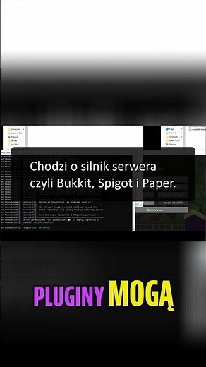 Minecraft: Bukkit, Spigot, Paper! Który silnik serwera wybrać? #shorts