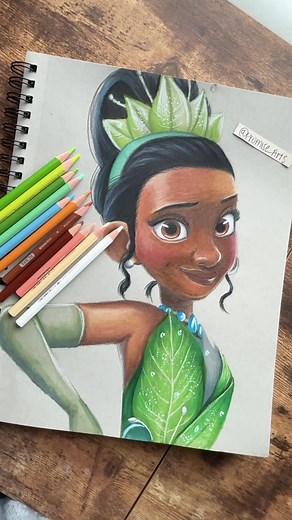 Princess and the Frog Tiana Sketchbook Art Artist