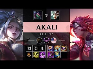Akali Top vs Riven - NA Master Patch 25.21