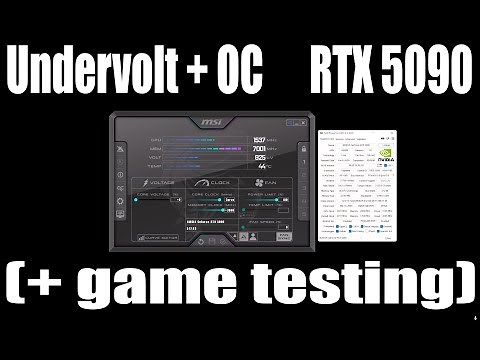 How to Undervolt and Overclock the NVIDIA RTX 5090 (+ game testing)