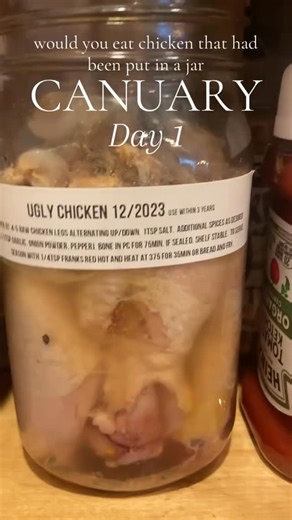 Louisa Cash on Instagram: "Repost from #canuary - this is what I do every time I find chicken on clearance. #uglychicken #cannedchicken #cannedchickenlegs #canningandpreserving #pressurecanning"