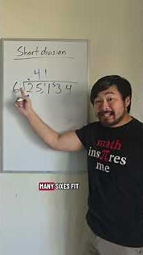 Let's learn about short division