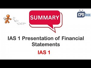 Introduction to IAS 1 Video Lecture | Accounting for A Level