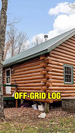 Off-Grid Log Cabin | OLD HOUSE