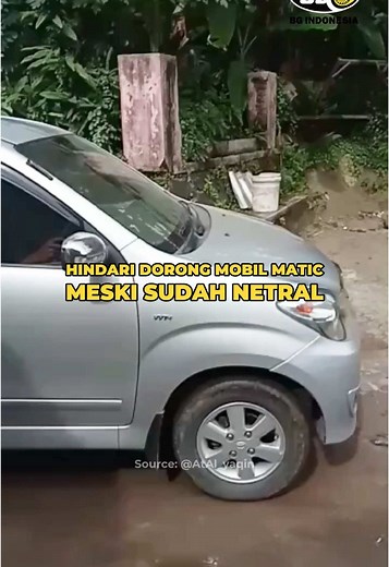 Tidak disarankan mendorong mobil matic meski sudah netral jika kamu tidak ingin merusak transmisi! Cegah kerusakan lebih lanjut dengan BG Quick Clean. #bgindo #bgindonesia #perawatanmobil #transmission #transmisi #mobilmatic #dorongmobil