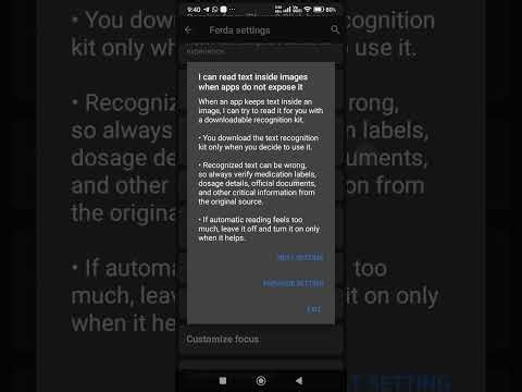 New Screen Reader: Learn How to Configure Ferda Screen Reader Experience VoiceOver on Your Android