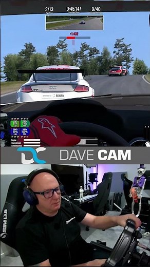 Backmarkers gift me the race win! #simracing #raceroom