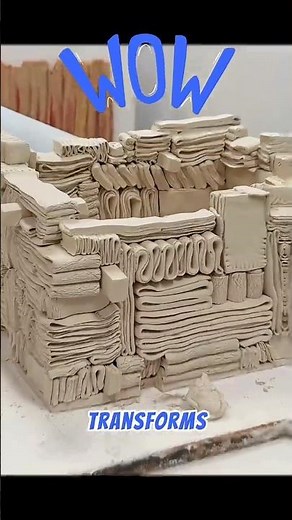 Thousands Of Paper Layers Become Porcelain Art! #woweffect #viralart #trendingart