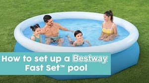 How to set up a Bestway Fast Set pool