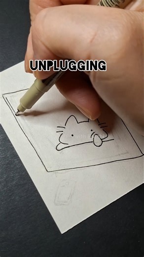 7 days Me Time Ep.4 #2danimation #metime #shorts #catart #catdrawing #simple #shorts #BotchiNeko