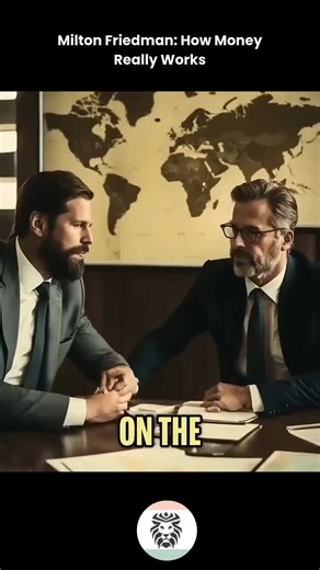 Libertarian Party of India on Instagram: "Milton Friedman explains how money functions in an economy, emphasizing that inflation is always a result of excessive money supply. He highlights the crucial role of monetary policy, showing how controlling money supply impacts prices, growth, and economic stability. #MiltonFriedman #Economics"