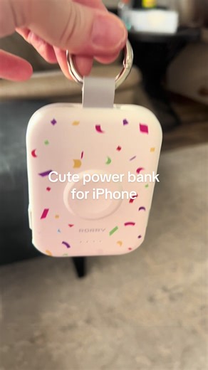The cutest power bank to hook on your purse for quick charging when you need it. Free shipping #powerbank