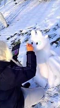 Crazy Snow Turning Snow Into the Best Cartoon Character Artworks #164