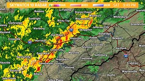 9.4K views · 52 reactions | 9:50 PM: A line of showers and storms is moving NE at 30 mph through the Central and Southern Valley. Torrential rain could cause flooding and wind gusts up to 50 mph are possible. Try to stay off the roads if you can this evening! | WBIR Weather | Facebook