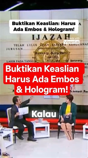 Buktikan Keaslian Harus Ada Embos & Hologram!