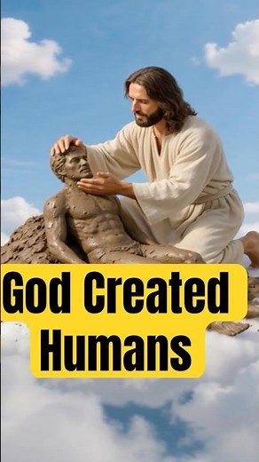 Jesus Creates Adam and Eve | Biblical Creation Story❤️✝️