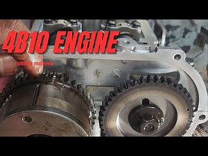 4b11 engine timing marks. mitsubishi lancer#automobile