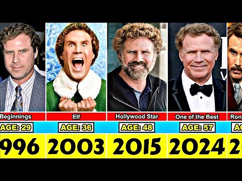 Will Ferrell Transformation From 17 to 57 Year Old